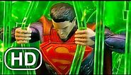 JUSTICE LEAGUE Vs Future Batman, Future Superman, Flash Fight Scene Cinematic - Injustice 1