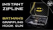 Batman Zipline using a Grappling Hook Gun