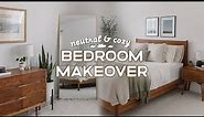 EXTREME BEDROOM MAKEOVER | Minimalist & Aesthetic Bedroom Decorating Ideas 🌥