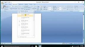 how to use 4x6 page size in microsoft word