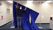 Pipe and Drape Portable Backdrop Kit Setup: Step-by-Step Instructions