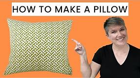 How To Make A Throw Pillow