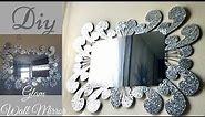 Diy Large Glam Wall Mirror Decor| Inexpensive Wall Decorating Idea!