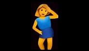 stan twitter: dancing standing woman emoji