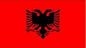 Albania Flag - Country Flags as background image and screensavers - 1 Hour