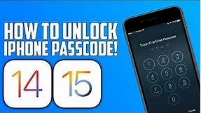 How To UNLOCK iPhone Passcode! iOS 14 AND iOS 15!