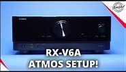 Yamaha RX-V6A Unboxing & Dolby Atmos Setup | 8K HDMI 2.1 A/V Receiver