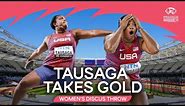 Tausaga obliterates PB and wins discus gold | World Athletics Championships Budapest 23
