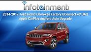 2014-2022 Jeep Grand Cherokee Factory UConnect 4C UAQ Apple CarPlay Android Auto Upgrade