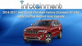 2014-2022 Jeep Grand Cherokee Factory UConnect 4C UAQ Apple CarPlay Android Auto Upgrade