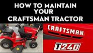 How to Service and Maintain Craftsman Lawn Tractor