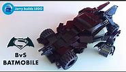 LEGO BvS Batmobile instructions (MOC #20)