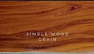 simple wood grain/teak wood grain/very easy wood grain/trendy grain art #wood