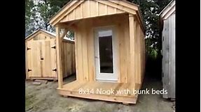 Buy this Fully Assembled 8X14 Tiny House Cabin - Ships Free to USA & Canada