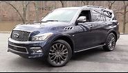 2016 Infiniti QX80 Limited AWD Start Up, Road Test, and In Depth Review