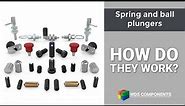 Spring plungers and ball plungers: How do they work?