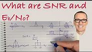 What are SNR and Eb/No?