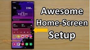 The best Samsung home screen setup (useful widgets and layout ideas)