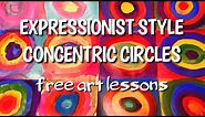 Expressionist Abstract Painting: How to Paint Wassily Kandinsky Style Concentric Circles
