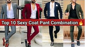 Top 10 Sexy Color Combination Coat Pant And Blazer🔥 | 10 Ways To Style Coat Pant & Blazer | Dark Men