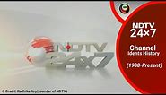 NDTV 24×7 Channel Ident History (1988-Present) || Biraj Roy Productions - BRP Channel
