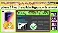 Iphone 8 Plus Passcode by done by Free Ramdisk tool with Network iOS 16.7.x| Iphone 8+ icloud bypass