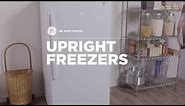 GE Appliances Upright Freezers with Electronic Temperature Control