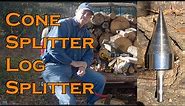 Cone Splitter Wood Kindling Log Auger for a Drill Review