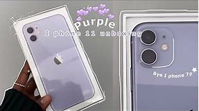 iphone 11 unboxing (purple) in 2022 ☆〜 فتح صندوق الايفون 11 البنفسجي
