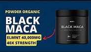 Boost Vitality & Strength: ELMNT 40,000mg 40x Strength Black Maca Root Review