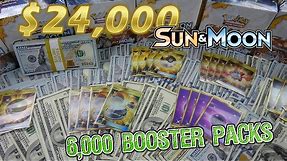 $24,000 Pokemon Opening!!! - LARGEST EVER! 6,000 Sun & Moon Packs (167 Booster Boxes!)