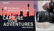 Capture your adventures with the SIGMA 18-50mm F2.8 DC DN Contemporary - Sony a6500 4K Video Example