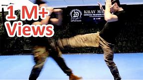 KRAV MAGA TRAINING • How to use Front Kicks in a real fight