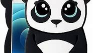 JoySolar Panda Sister Case for iPhone 6 Plus/6S Plus/7 Plus/8 Plus 5.5"Cute Silicone 3D Cartoon Character Animal Phone Cover for Kids Girls Kawaii Soft Unique Cases for Apple 6Plus/6S Plus/7Plus/8Plus