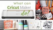 What You Can Do With Cricut Maker!