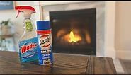 Clean Stubborn Fireplace Glass With These Two Common Household Cleaners