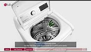 [LG Top Load Washer] General Maintenance For An LG Top Load Washing Machine