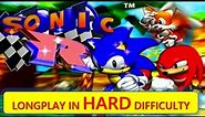 Sonic R Longplay in HARD Difficulty [1080p HD] | PS2