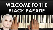 HOW TO PLAY - MCR - Black Parade (Piano Tutorial Lesson)