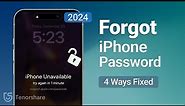 [2024] Forgot iPhone Passcode? 4 Ways to Unlock It!👍