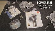 Soundpeats Capsule3 Pro Futuristic + LATEX H370, Case (Unbox)