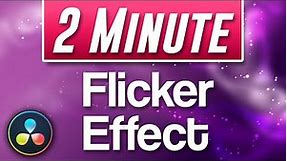 Davinci Resolve : How to do Flicker Effect