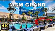 [4K HDR] MGM Grand Las Vegas Walkthrough & Room Tour | August 2023 | Las Vegas, Nevada