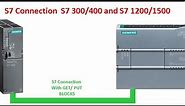 S7 communication between S7 300 and S7 1200(Get and Put Block)