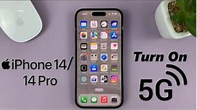 iPhone 14/14 Pro: How To Enable (Turn ON) 5G Network