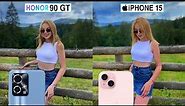 Honor 90 GT 5G Vs iPhone 15 Camera Test Comparison
