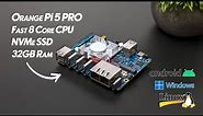 The All-New Orange Pi 5 Pro Has 32GB Of Ram & A Fast ARM CPU! First Look