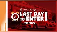 PCH Sweeps Alert: LAST DAY TO ENTER - $7K A Week For Life!