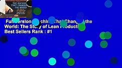 Full version  Machine That Changed the World: The Story of Lean Production  Best Sellers Rank : #1