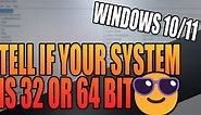 How To Tell If System Is 32 Or 64 Bit Windows 10/11 - ComputerSluggish